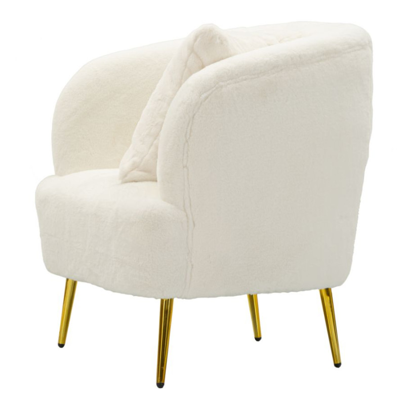 Fauteuil Soffy – Confort raffiné avec coussin douillet (73×66×78 cm)