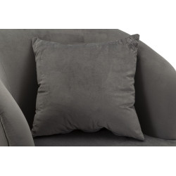 Fauteuil Argenté – Brillance argent pour un style éclatant (73×66×78 cm)