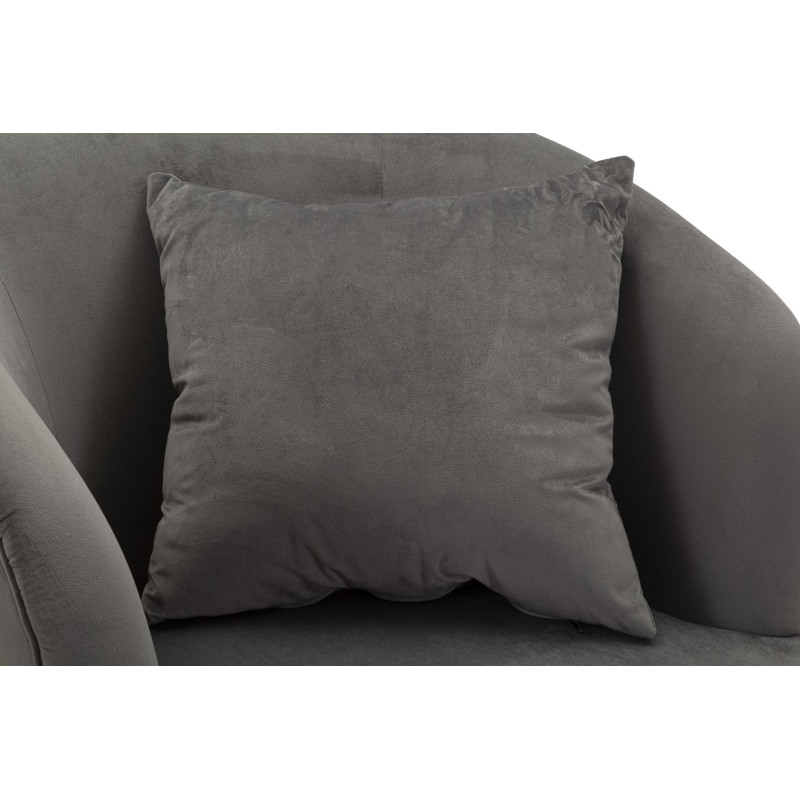 Fauteuil Argenté – Brillance argent pour un style éclatant (73×66×78 cm)