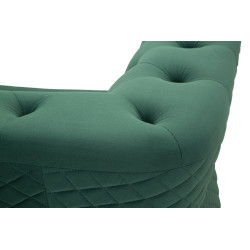 Fauteuil Emy Vert – Élégance naturelle et assise majestueuse (104×83×76 cm)