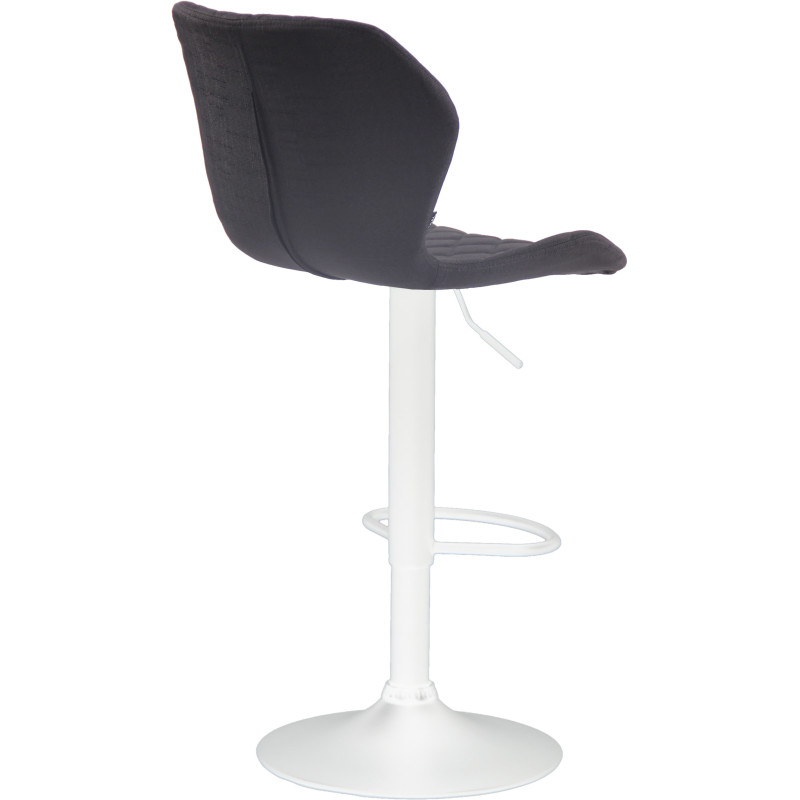 Lot de 2 tabourets de bar en tissu liège noir