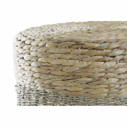 Repose-pied DKD Home Decor Multicouleur Naturel Aluminium Boho 42 x 42 x 40 cm