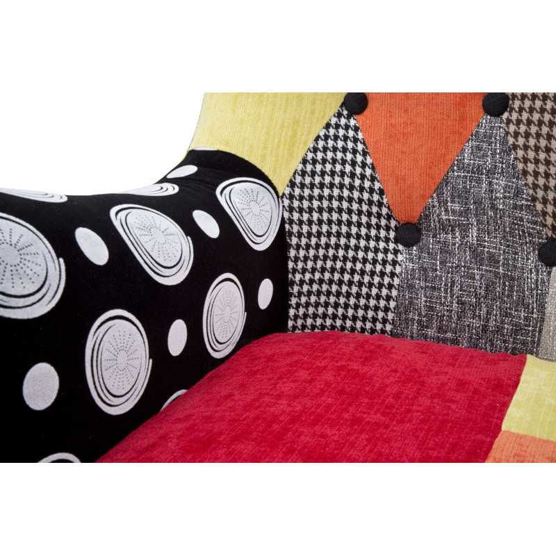 Fauteuil Impérial – 73×79×106 cm – Élégance Patchwork