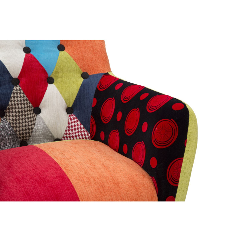 Fauteuil Impérial Neuf – 71×63×78 cm – Design Coloré