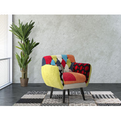 Fauteuil Impérial Neuf – 71×63×78 cm – Design Coloré