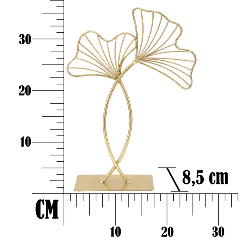 Feuille Glam Majestueuse, Totem des Élégances Cachées – CM 25X8,5X35