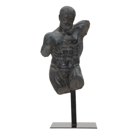 Sculpture d’Homme Antique, Gardien des Âmes d’Acier – CM 26X22X57,5