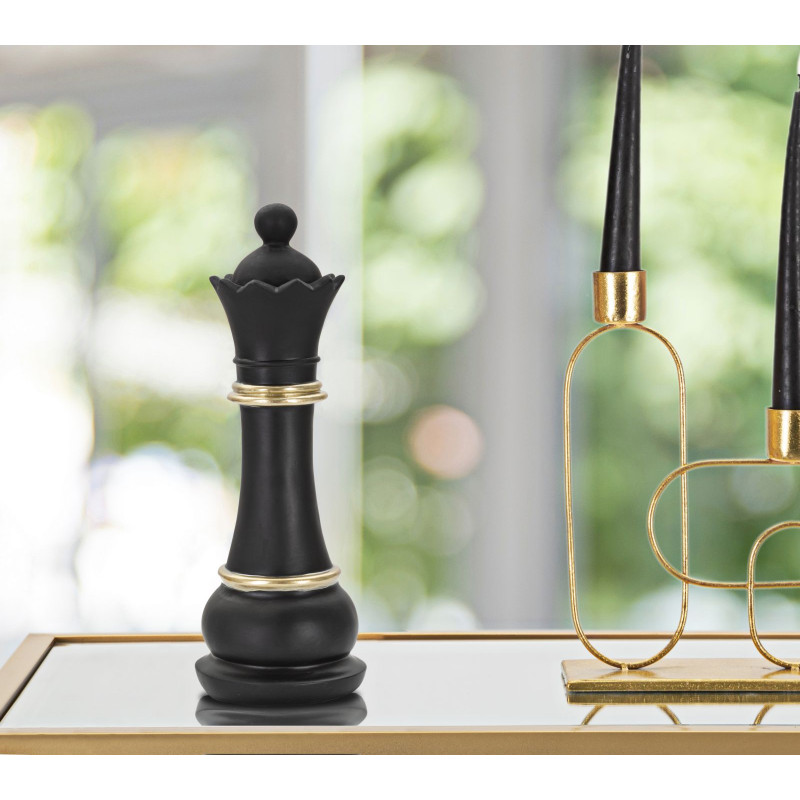 Reine Noire et Or, Sceptre d’Ombre et de Lumière – CM Ø 9X25,5