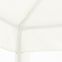 Tonnelle de jardin avec 4 moustiquaires - 3x3m - Acier et polyester 140 g - Blanc