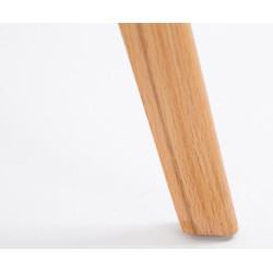 Lot de 2 tabourets de bar Metz plastique natura vert