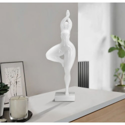 Femme en Yoga Éthérée, Colonne de Sérénité – CM 16X9X45,8