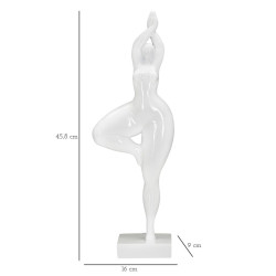 Femme en Yoga Éthérée, Colonne de Sérénité – CM 16X9X45,8