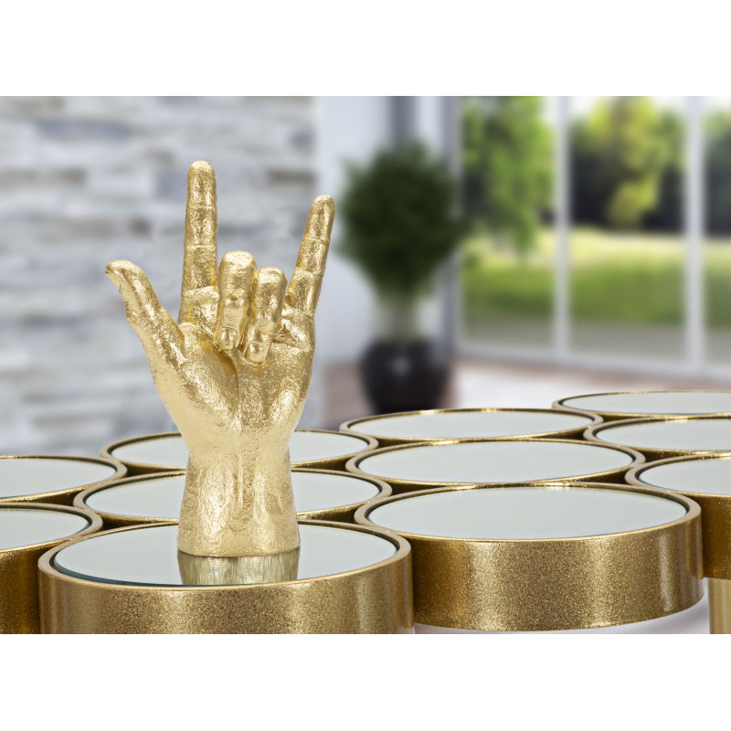 Main en Cri « Yeah », Poing de Victoire – CM 14,5X7X23