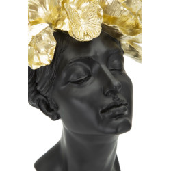 Femme au Papillon, Symbiose de Chair et d’Aile – CM 21X20X36,5