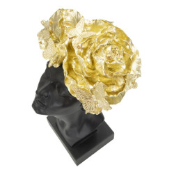 Femme au Papillon, Symbiose de Chair et d’Aile – CM 21X20X36,5