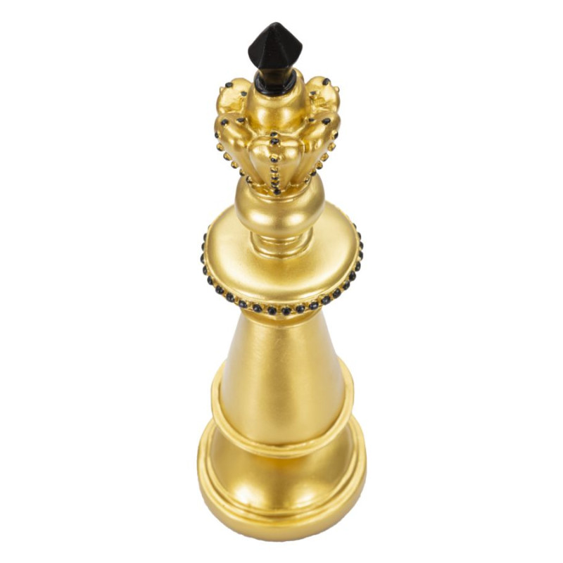 **Italiano:** Re d'Oro e Nero, Sovrano dallo Sguardo di Fuoco – CM Ø 11X32,5