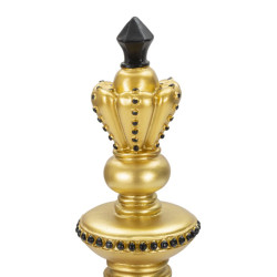 **Italiano:** Re d'Oro e Nero, Sovrano dallo Sguardo di Fuoco – CM Ø 11X32,5