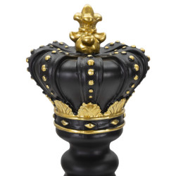 **Italiano:**

Roi Noir et Or, Couronne des Ténèbres Majestueuses – CM Ø 13X40,5