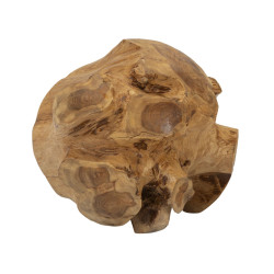 Boule en Teck Élégante, Sphère de Tradition – CM Ø 40