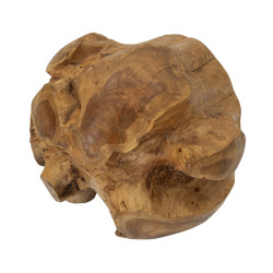 Boule en Teck Élégante, Sphère de Tradition – CM Ø 40