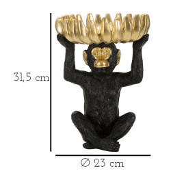 PLATEAU SINGE BANANE CM Ø 23X31,5