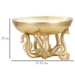 PIATTO POLPO CM Ø 30X18