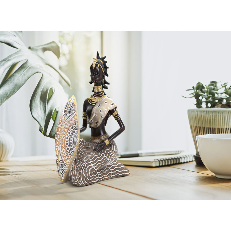 SILLA TRIBAL MASAI 13,5X9X24,5 CM