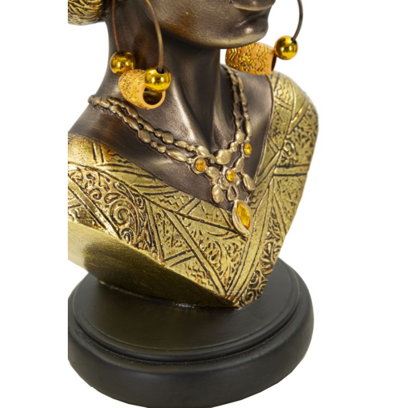 Estátua de Nairóbi 15x12x28 cm