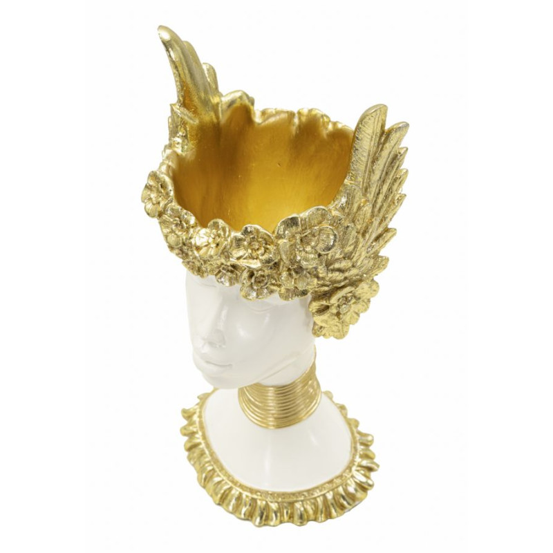 ESTATUA DE ATENEA 15X14,5X32 CM