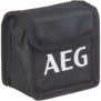 AEG Mesure laser CLG220-B, portée 20 m, laser vert, 2 lignes, avec 1 adaptateur, 2 piles AA, 1 pochette de rangement, bande velc