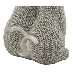 COPPIA DI GATTI SCINTILLANTI CM 13X10X21