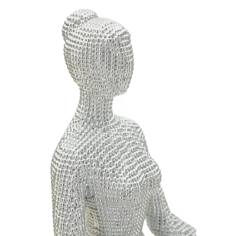 YOGA FEMME ARGENT CM 20,5X15,5X23