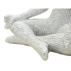 YOGA DONNA ARGENTO CM 20,5X15,5X23