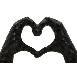 MAINS AMOUREUSES NOIRES CM 25X7,5X13,5