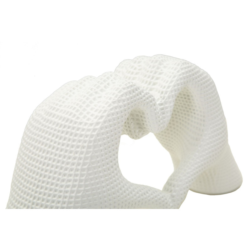 MAINS AMOUREUSES BLANC CM 25X7,5X13,5