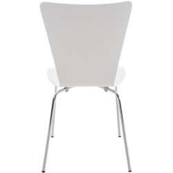 Chaise visiteur Aaron | blanc