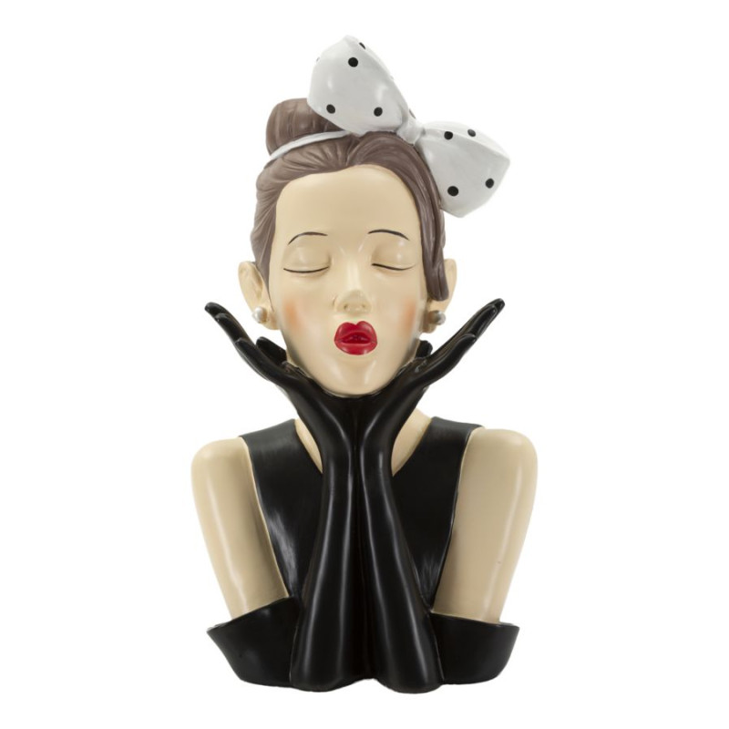 VASE FEMME HOLLYWOOD -A- CM Ø 17X14X30,5