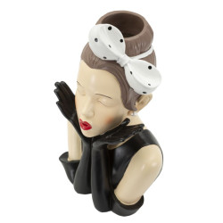 VASE FEMME HOLLYWOOD -A- CM Ø 17X14X30,5