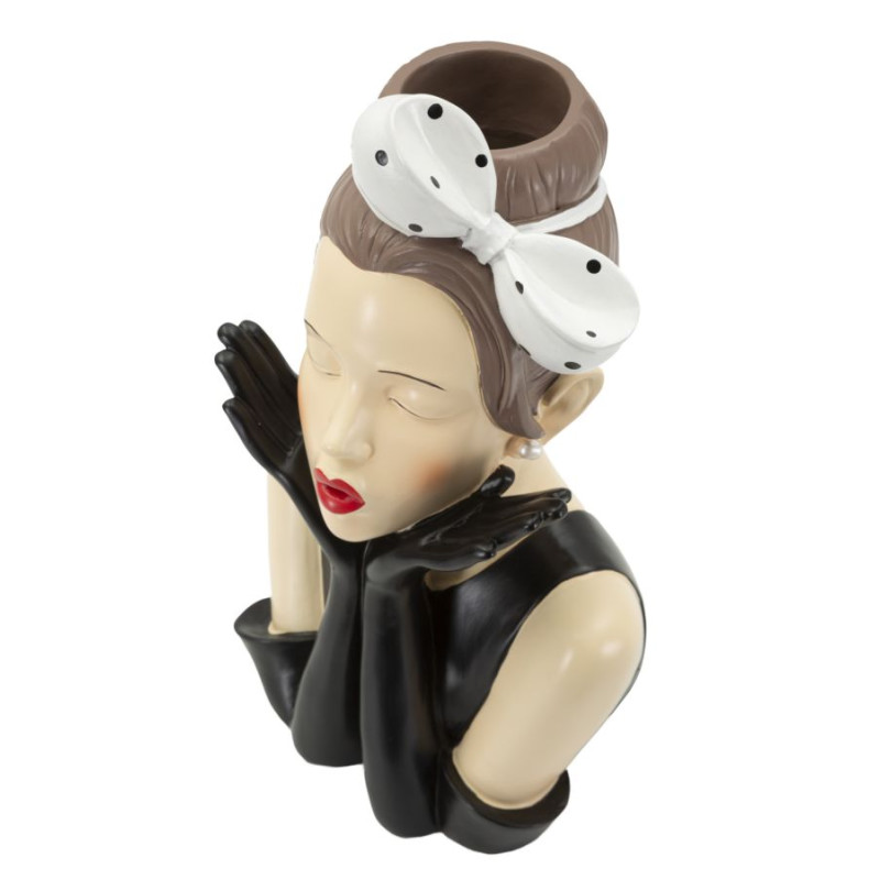 VASE FEMME HOLLYWOOD -A- CM Ø 17X14X30,5