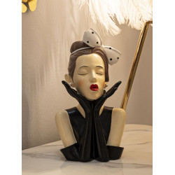 VASE FEMME HOLLYWOOD -A- CM Ø 17X14X30,5