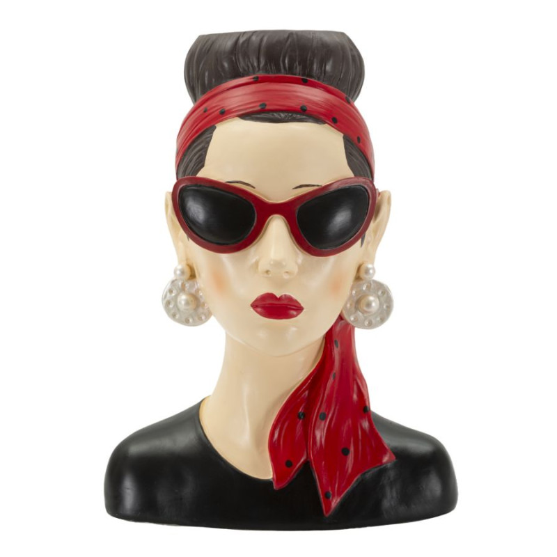 VASE FEMME HOLLYWOOD -B- CM 21X16X27