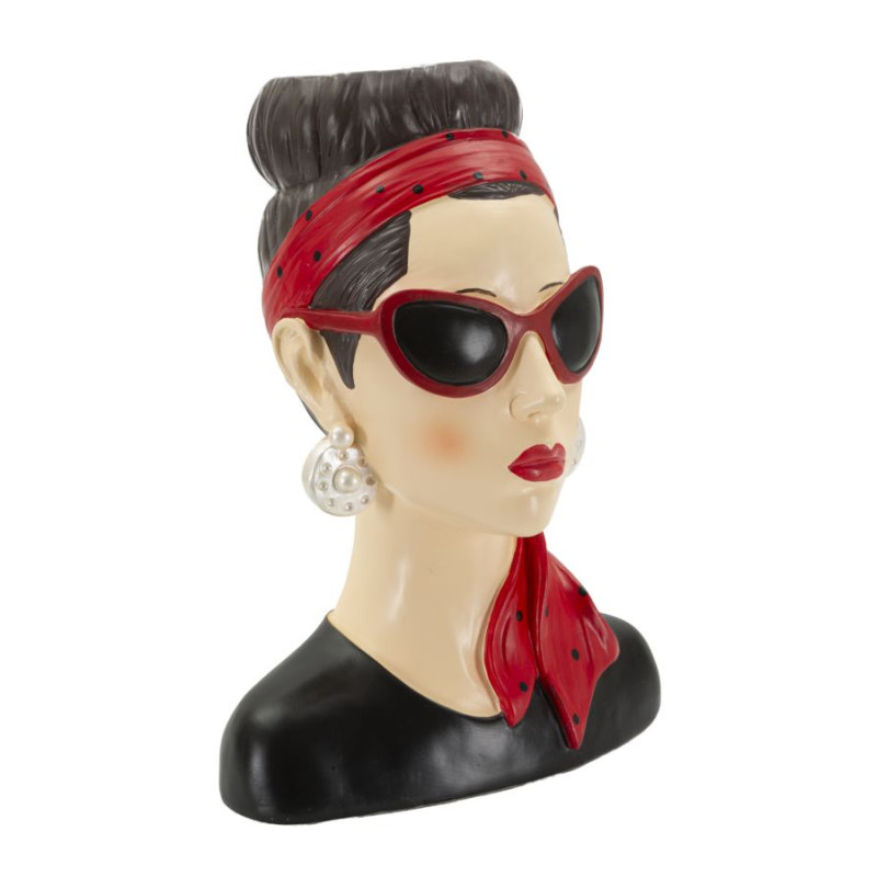 VASE FEMME HOLLYWOOD -B- CM 21X16X27