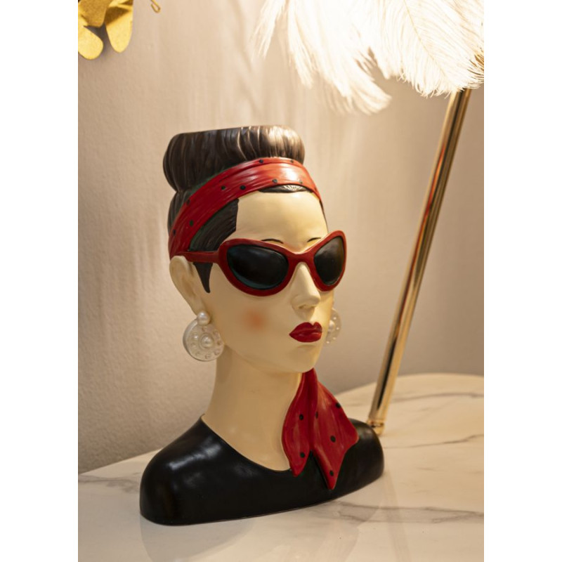 VASE FEMME HOLLYWOOD -B- CM 21X16X27