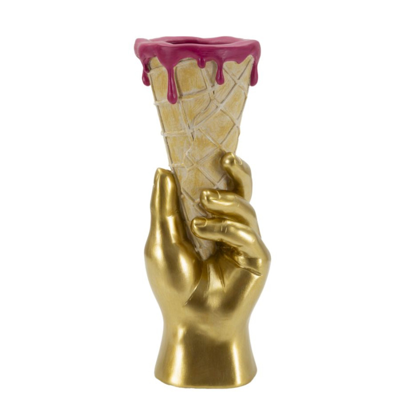 POTE DE FLORES CÔNE CM 12,5X11X31