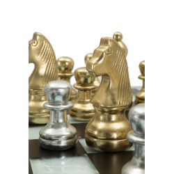 JUEGO DE AJEDREZ NEGRO/BLANCO CM 50,5X50,5X14