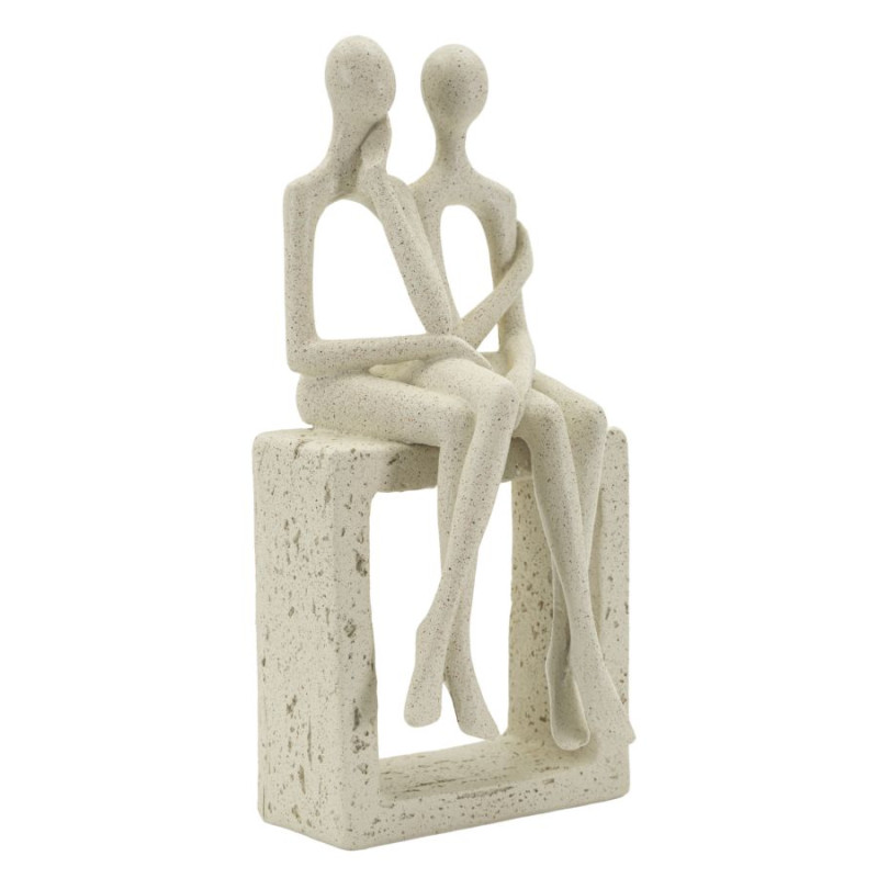 PAIRE DE FIGURINES STONS CM 11,5X9X25