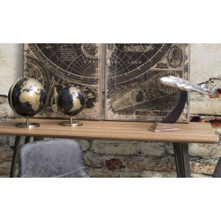 GLOBE BRONZE CM Ø 25X34