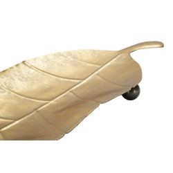 PIATTO FOGLIA LUNGO CM 38X3X11