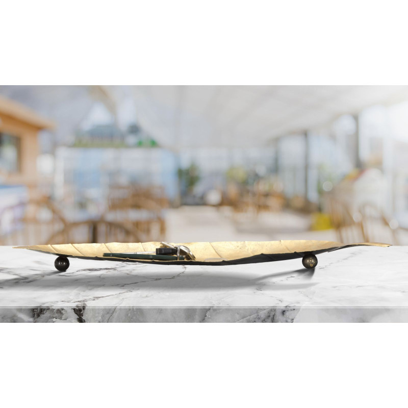 PLATEAU FOGLIA LONG CM 38X3X11