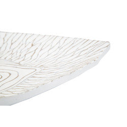 PIATTO DECORATIVO IN POLIRESINA CM 37X34X6